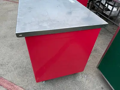 Used ColorPoint Used 40"x30" ColorPoint Stainless Steel Work Station with outlets 120V - SS38 Food Prep Tables Illinois US | Falcon Restaurant Supply #1376434