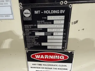 2001 MUBEA HIW-1000/610 Ironworkers | Liberty Machine Works LLC (4)