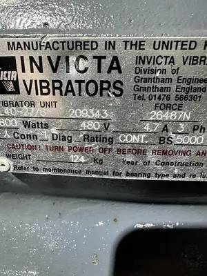Used INVICTA BL40-27/6 209343 Industrial Controls | Surplus Asset Holdings #1220984