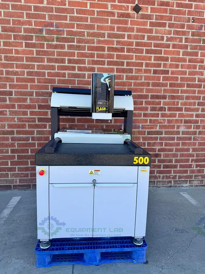 USED OGP SMARTSCOPE FLASH 500 MULTISENSOR VIDEO MEASURING SYSTEM W/ EXTRA PARTS