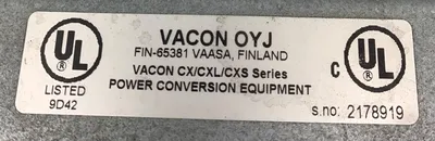 VACON 4.0CXS4G2I1 Electrical/PLC/Automation | ESS Industrial Equipment Sales (4)