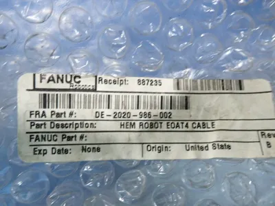 New | in-Stock FANUC DE2020986002 Robot Parts Ohio US | HGR 24 #1085035