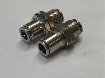 Atlas Copco 80702.00007 Bulkhead Connector LOT OF 2 - New Other