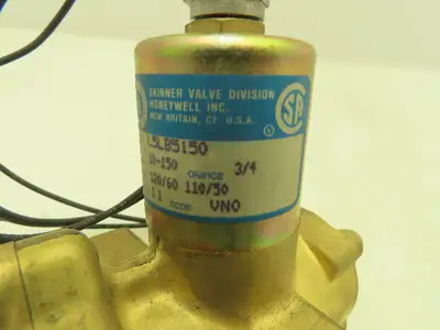 Honeywell Skinner L5LB5150 Solenoid Valve 3-Way NO 120V 10-150 PSI 3/4" NPT