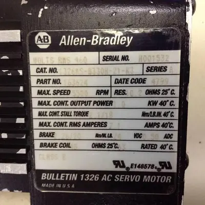 USED ALLEN BRADLEY 1326AS-B330H-21-K3 SER A