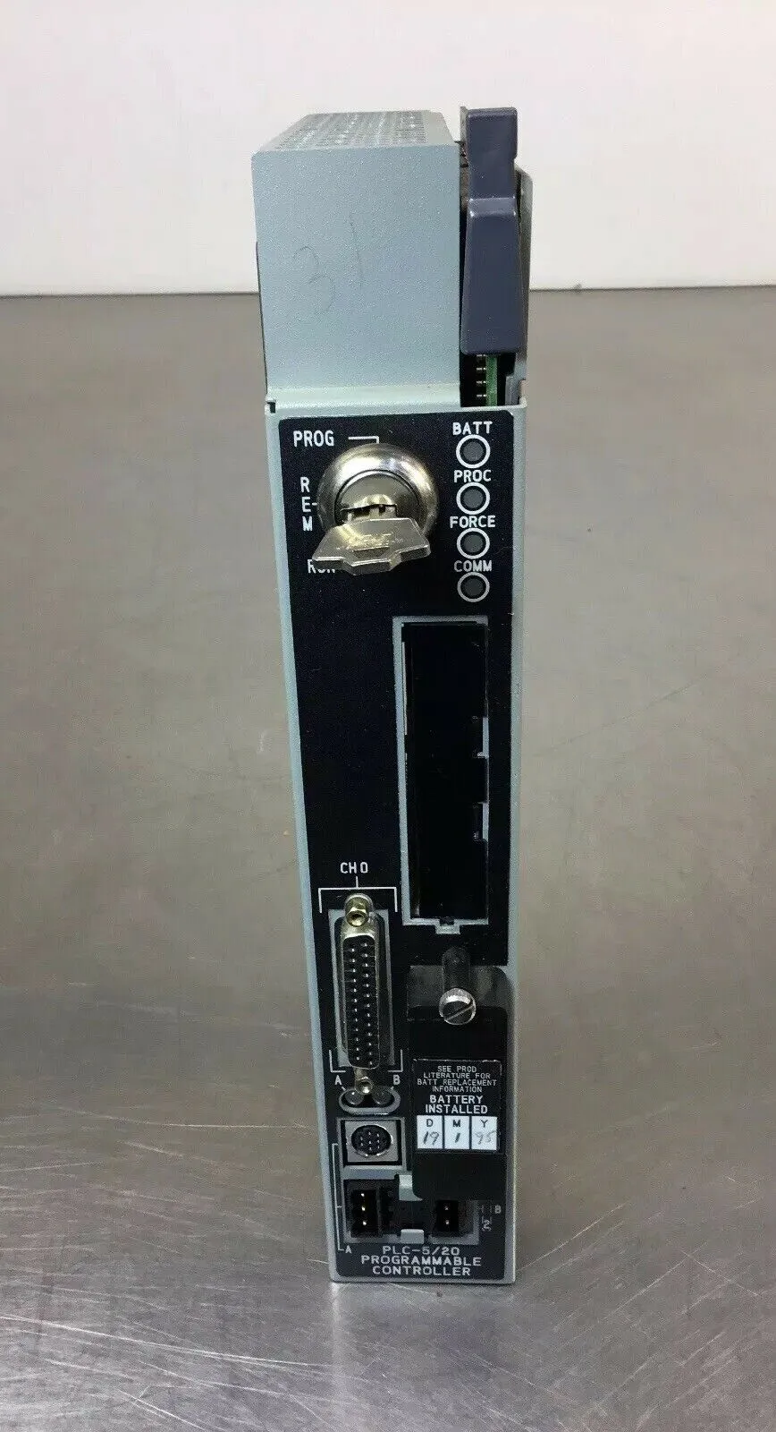 ALLEN-BRADLEY 1785-L20B/C PLC-5/20 PROCESSOR MODULE Firmware Rev. E 3C
