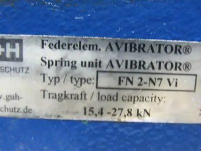 G+H Schallschutz FN2-N7 Vi Avibrator Spring Unit Machine Feet Lot of 13