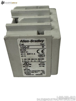 Used ALLEN-BRADLEY 100-F Contact Blocks Kentucky US | Industrial Parts R Us Inc. #927158