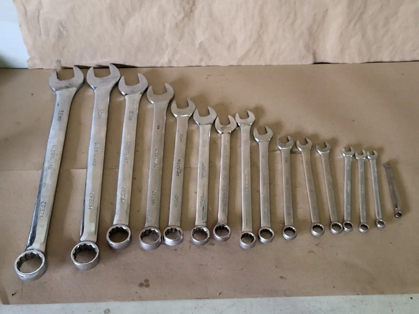 7mm - 32mm Combination Wrench Set (16pcs)