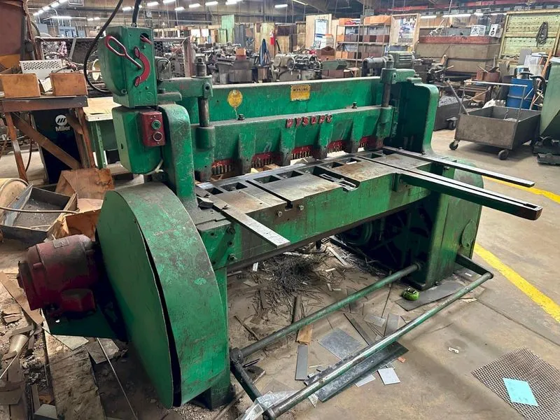 Used WYSONG 1048 Power Squaring Shears (Gauge) Ohio US | Yoder Brothers machinery #1389537