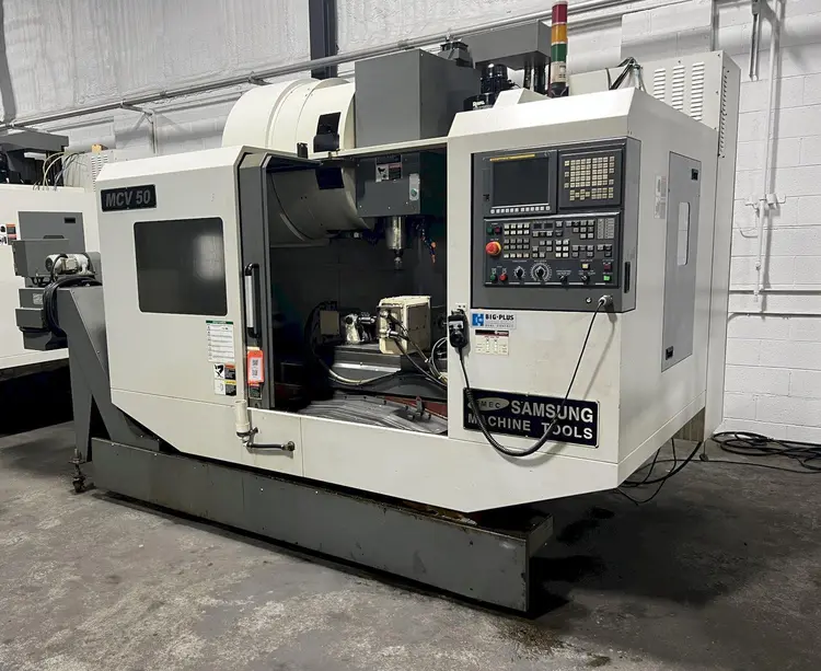 Used SAMSUNG MCV50 Vertical Machining Centers Michigan US | Machinery Intl. Corp. #913026