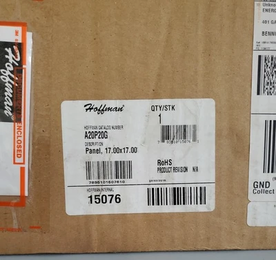 NEW Hoffman A20P20G