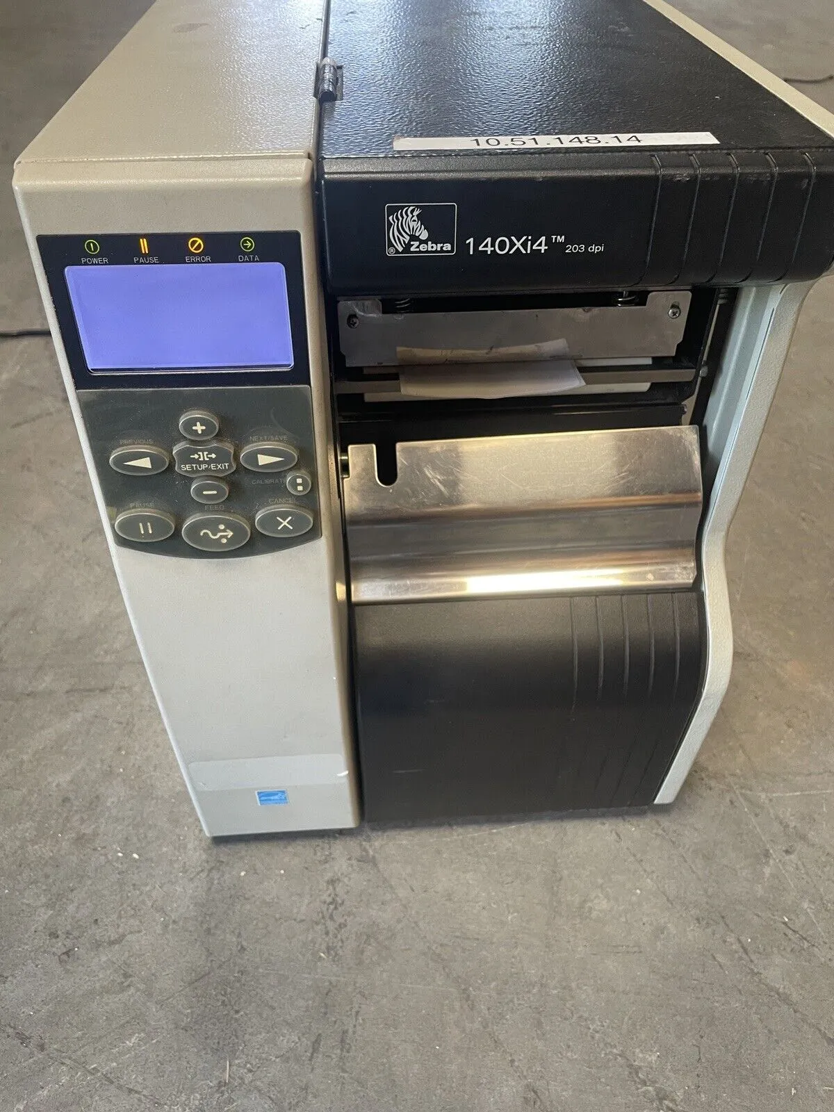 Zebra 140Xi4 Thermal Transfer Barcode Label Printer Network @DH