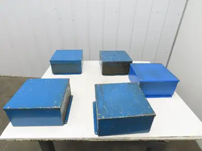Austin AB-12126JS Electrical Enclosure 12x12x6" Screw Cover JIC Box Lot of 5