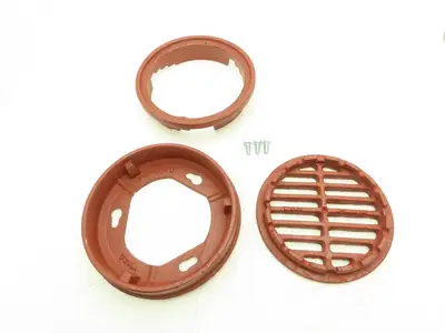 Wade 1300.FLDR 8" Top Assembly Floor Drain Cast Iron Collar Adapter Grate HDW