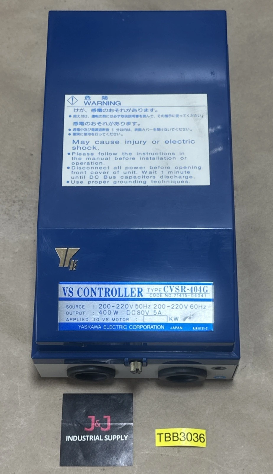 NEW Yaskawa CVSR-404G