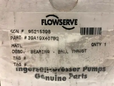 New | in-Stock INGERSOLL RAND BALL THRUST BEARING KIT, FOR PUMP Pumps | Maverick Industrial Sales #1108236