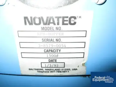 USED Novatec NOVATECH DRYER, MODEL PIII-400