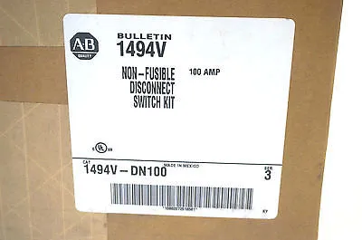 NEW ALLEN BRADLEY 1494V-DN100 DISCONNECT SWITCH KIT SER.3 1494VDN100