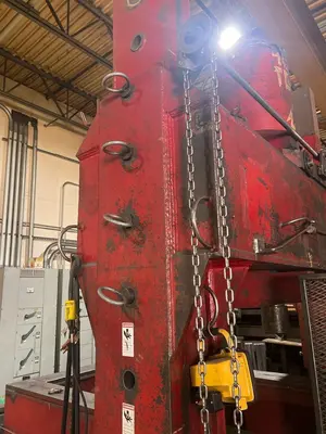 400 TON MILLHOFF ROLLING FRAME HYDRAULIC STRAIGHTENING PRESS: YOBRO #24002