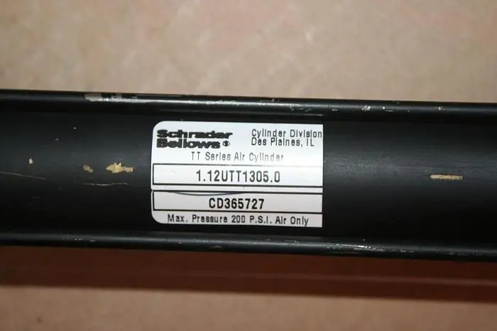 Used SCHRADER BELLOWS 1.12UTT1305.0 Cylinders Michigan US | Ideal Machinery #598994