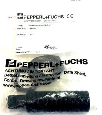 NEW PEPPERL+FUCHS 189108 PROXIMITY SWITCH NRB8-18GM50-E2-C-V1