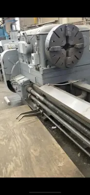 56" x 342" BERTRAM ENGINE LATHE WITH DUAL CARRIAGES