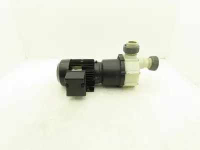 Siebec 2-1/4" Plastic Centrifugal Chemical Pump 2-Speed 1700/3440 RPM 400V 3PH