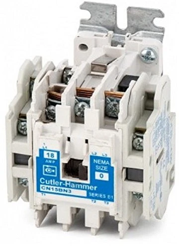 Eaton Cutler-Hammer CN15BN3AB Contactor, 3 Pole Open Type, Aux 1NO, 110/120V [New]