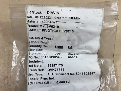 NEW CATERPILLAR 6V6210