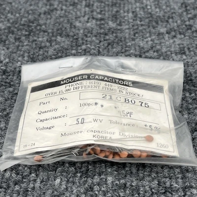 New | in-Stock Mouser Capacitor 21CB075 Capacitors California US | Davliegogo LLC #1706790