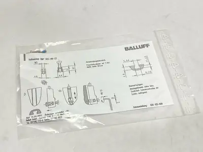 NEW BALLUFF MOUNTING BRACKET FOR MAGNETIC SENSOR BMF 305-HW-23 LOT OF 2