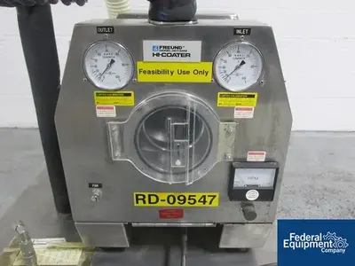 USED Freund-Vector 8" VECTOR HI COATER, MODEL HCT MINI, S/S