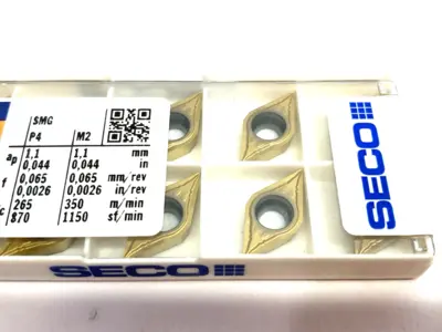 New | in-Stock SECO DCMT11T302-F1 CP500 TURNING INSERT 00096869 DCMT32.50.5-F1 CP500 Inserts (Misc) | Maverick Industrial Sales #1100555