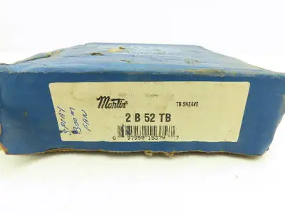Martin 2B52TB  2-Groove Pulley Sheave A,B V-Belt 1610 QD Bushing