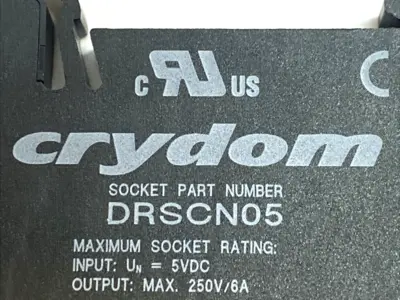 Used Crydom Socket W/ CN024D05 Solid State Relay 24VDC 3.5A 3-12V Input Relays & Switches Michigan US | Maverick Industrial Sales #1395228