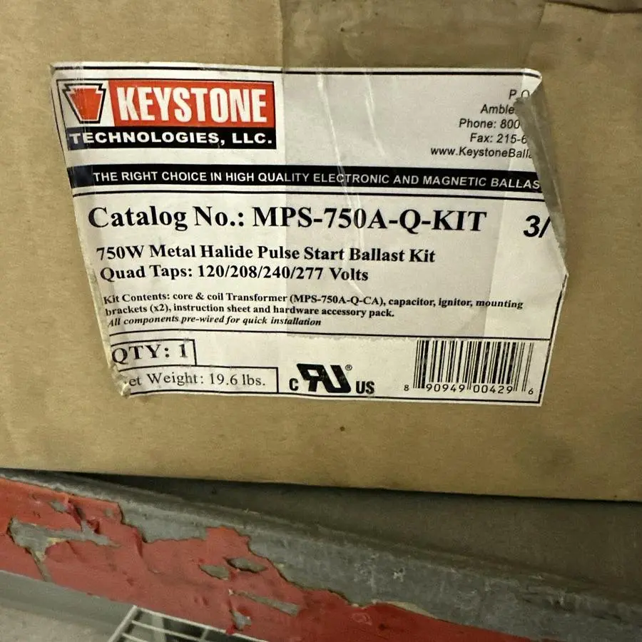 New | in-Stock KEYSTONE MPS-750A-Q-KIT Misc Electrical & Power Parts Ohio US | Surplus Asset Holdings #1249500