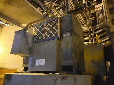 Induced Draft Fan w/ 700hp Induction Motor 4000V, 887RPM, 3Ph, 5810S, Type CG