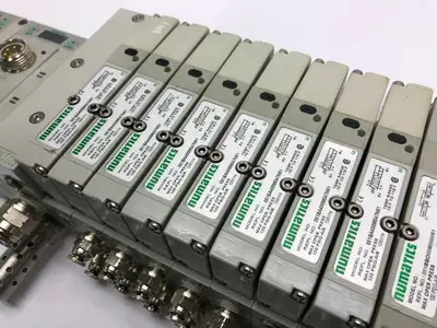 USED NUMATICS 240 SERIES MANIFOLD VALVE BANKS ASSEMBLY