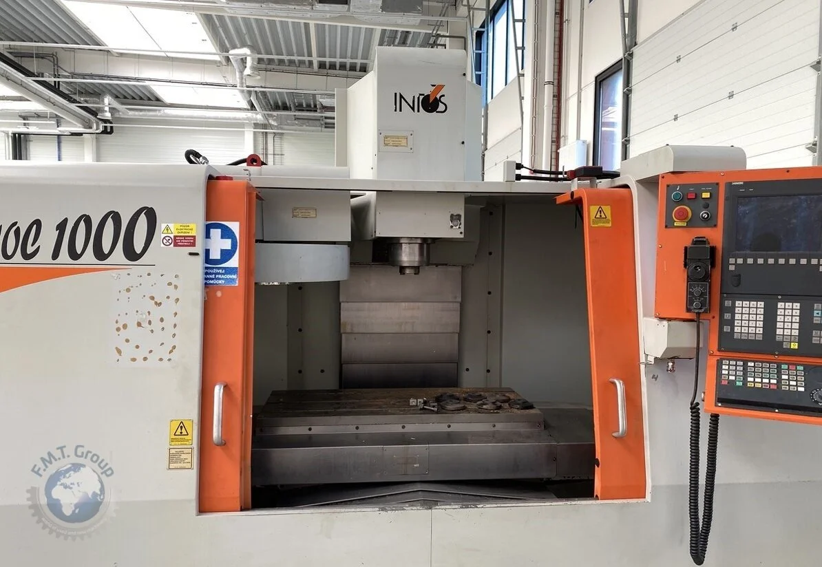 Used 2003 INTOS VOC 1000 Vertical Machining Centers | F.M.T. Group s.r.o. #1252946