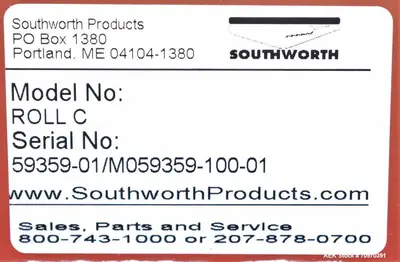 Used SOUTHWORTH PRODUCTS ROLL C Drum Dumpers & Lifts Illinois US | Aaron Equipment #86761