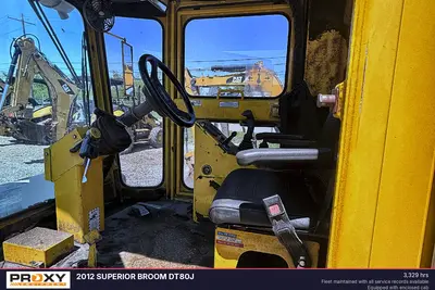 Used 2012 SUPERIOR BROOM DT80J Street Sweeper Louisiana US | Proxy Equipment #1385145