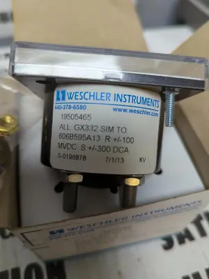 New | in-Stock WESCHLER 19505465 Meters - Misc | Surplus Asset Holdings #1206872
