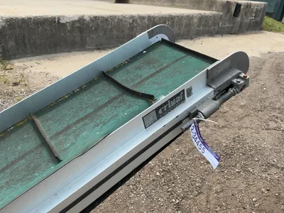 (3) Crivaf Automation Belt Conveyors, Aluminum Frame, no motors, need work, longest is approx. 140”