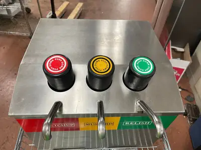 Used Automatic Bar Controls Used Automatic Bar Controls Stainless Steel Countertop Condiment Dispenser Restaurant Equipment (Miscellaneous) Illinois US | Falcon Restaurant Supply #1376136