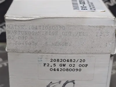 Bosch Rexroth F2,5GW0200P Maintenance Indicator New NIB