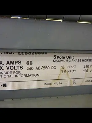 USED CUTLER HAMMER EEI243T12A