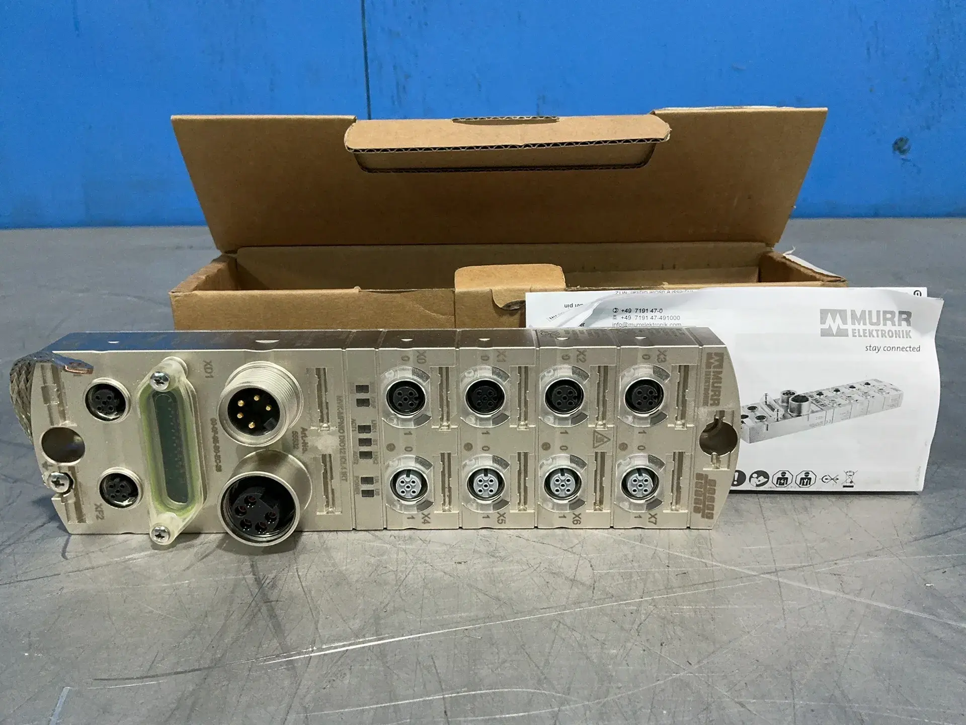 Used MURR ELEKTRONIK MVKMPNIO DIO12 IOL4 IRT PLC Input & Output Ohio US | HGR 24 #1549992