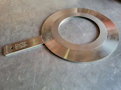 8" Paddle Orifice Plate Upstream 6.00"