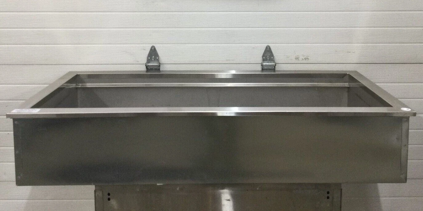 167-0164 Delfield N8056 Four Pan Drop-in Ice-Cooled Food Well